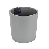Кашпо "Genius" D217мм 6,6л Серый С76605 Кашпо "Genius" D217мм 6,6л Серый С76605