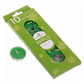  Свечи чайные в наборе 10шт "Яблочный Бум" 