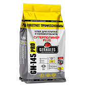  Клей для плитки, керамогранита Суперполимер PLUS PRO GM-145 C1 (5кг) /Геркулес 