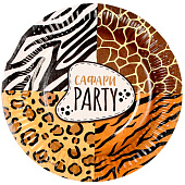 Набор посуды Сафари Party, салфетки 20 шт., стаканы 6 шт., тарелки 6 шт., 9623265 Набор посуды Сафари Party, салфетки 20 шт., стаканы 6 шт., тарелки 6 шт., 9623265