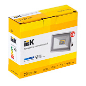  Прожектор LED СДО  20Вт 6500К IP65 белый /IEK 