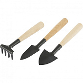 Набор по уходу за комнатными растениями, деревянные рукоятки, 3 предмета Palisad 63043 Набор по уходу за комнатными растениями, деревянные рукоятки, 3 предмета Palisad 63043
