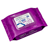 Влажные салфетки SUNLIGHT 17шт L Antibacterial Violet (кирпичик с клапаном)