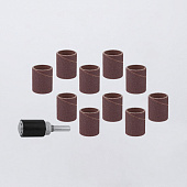 Цилиндр шлифовальный 19мм с оправкой Р 80/120(10шт)/STAYER Цилиндр шлифовальный 19мм с оправкой Р 80/120(10шт)/STAYER