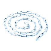 Цепь оцинк. DIN 763 длинное звено 6мм, на отрез Цепь оцинк. DIN 763 длинное звено 6мм, на отрез