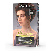 ESTEL SIGNATURE Крем-гель краска для волос 6/74 парижские каштаны