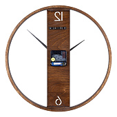 Часы настенные круглые интерьерные из дерева лесной орех d=37см Лофт Часы настенные круглые интерьерные из дерева лесной орех d=37см Лофт