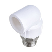 Угольник для радиатора с американкой НР 25-3/4" PPR Угольник для радиатора с американкой НР 25-3/4" PPR