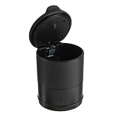 Пепельница для авто, с подсветкой, 9х6,8 см, чёрный, 7435467 Пепельница для авто, с подсветкой, 9х6,8 см, чёрный, 7435467