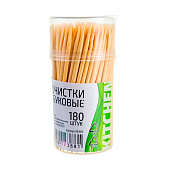  Зубочистки Рыжий кот 180шт, бамбук ТР-180 003913 