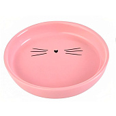  Миска керамика 280 мл розовая 9101 