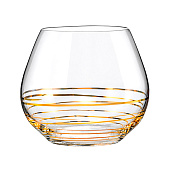  Набор стаканов для виски 440 мл Аморосо "Золотая спираль"  2 шт 23001/M8441/440 