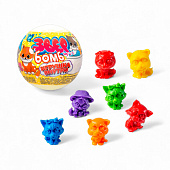  Детский бурлящий шар Звер бомб тропик (с игрушкой) 130г 04243 