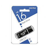  Флэш  16GB  Smartbuy Glossy USB 