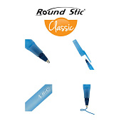 Набор ручек шариковых 8 шт BIC Round Stic Classic 1.0 синие чернила  928497   1354830