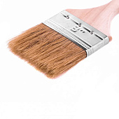 Кисть плоская Стандарт 75мм, натуральная щетина, деревянная ручка Кисть плоская Стандарт 75мм, натуральная щетина, деревянная ручка