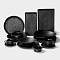  Чайная пара Magistro Black style,фарфор, чёрная 10630437 