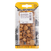 Заглушки декорат.12мм дуб (30 шт) "Element" Заглушки декорат.12мм дуб (30 шт) "Element"