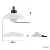  Ночник Лампа LED АААх3 белый /ЭРА 