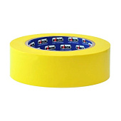 Клейкая лента малярная для штукатурных работ UNIBOB 48мм х 25м, желтая