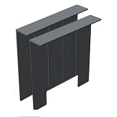 Перегородка-сифон для дождеприемника Gidrolica Point пластиковая Перегородка-сифон для дождеприемника Gidrolica Point пластиковая