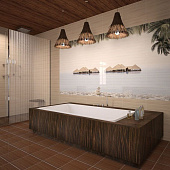 Декор 24.9х50 Дель маре белые камни на голубом корич ВС9ДМ604/ DWU09DLM604 /УралКерамика Декор 24.9х50 Дель маре белые камни на голубом корич ВС9ДМ604/ DWU09DLM604 /УралКерамика