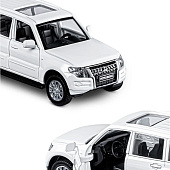 Машина металлическая ТМ Автопанорама 1:43 Mitsubishi Pajero 4WD Turbo цвет: белый, JB1251430