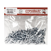  Цепь оцинк. DIN 766 короткое звено 4мм 3м/уп. 