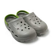 Сабо женские Ола, дымчато-серый/салатовый, СБ-502, размер 38 Сабо женские Ола, дымчато-серый/салатовый, СБ-502, размер 38