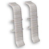  Профиль соед Деконика Ясень серый 55мм (2шт) 