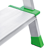 Стремянка алюминиевая 4 ступени, высота платформы 81см, макс. нагр. 180кг., Новая высота Стремянка алюминиевая 4 ступени, высота платформы 81см, макс. нагр. 180кг., Новая высота