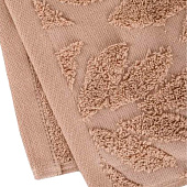  Полотенце махровое 50х90 см, жаккард, бежевое, П-95 
