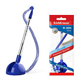  Ручка на подставке ErichKrause R-301 Desk Pen узел 0,5 мм, чернила синие 46434 4418534 