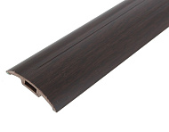  Порог пластик 42ммх0.9м с монт.каналом №301 Венге /Идеал 