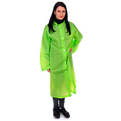 Дождевик-плащ Macarons, 110 мкрн, 115х65 см, с капюшоном и завязками, на кнопках, зеленый, ДоброСад, 786-563 Дождевик-плащ Macarons, 110 мкрн, 115х65 см, с капюшоном и завязками, на кнопках, зеленый, ДоброСад, 786-563