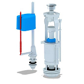 Арматура для бачка кноп 1 режим нижн подвод WC6550M Ани-Пласт Арматура для бачка кноп 1 режим нижн подвод WC6550M Ани-Пласт