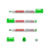  Текстовыделитель ErichKrause V-40 (0,6 - 5,2 мм) зеленый, скошенный, 30975 