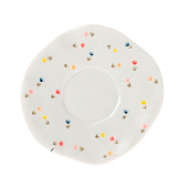 Чайная пара «Цветочное утро», керамика, белая 10663003 Чайная пара «Цветочное утро», керамика, белая 10663003