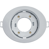  Светильник точечный встраиваемый под лампу GX53 NGX-01 93026 эллипс белый (d126х106х41/монтажн d90) /Navigator 
