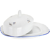 Масленка Thun Bernadotte, декор "Гуси" БТФ0342 Масленка Thun Bernadotte, декор "Гуси" БТФ0342