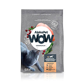 Сухой корм для стерилизованных кошек AlphaPet WOW Superpremium, 350 г, цыпленок, 110009