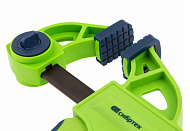 Струбцина F-образная, 900х70х1130мм, быстрозажимная, пласт.корпус, фиксатор, двухкомп. рук-ка, Сибртех Струбцина F-образная, 900х70х1130мм, быстрозажимная, пласт.корпус, фиксатор, двухкомп. рук-ка, Сибртех