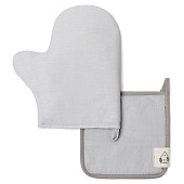  Кухонный набор 2 предмета Этель Home цв. светло-серый 10472199 