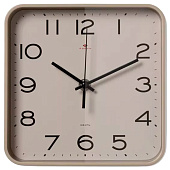 Часы настенные квадрат 19х19см, корпус бежево-серый, "Классика", Рубин Часы настенные квадрат 19х19см, корпус бежево-серый, "Классика", Рубин
