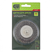 Щетка плоская д/дрели 75 мм витая проволока 0.3мм Сибртех Щетка плоская д/дрели 75 мм витая проволока 0.3мм Сибртех