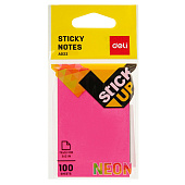 Бумага с клеевым краем DELI, 51х76, ассорти, неон, 100 листов, A02202 Бумага с клеевым краем DELI, 51х76, ассорти, неон, 100 листов, A02202