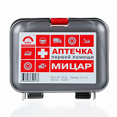  Автоаптечка Мицар (5 предметов) не подходит для ТО №1 (футляр 5М) 