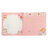  Записная книжка подарочная А6 132 л,цветной блок, с хлястиком на магните,обл.пвх,Аниме МИКС  9669008 