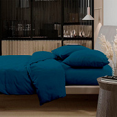  КПБ семейный перкаль Актив "Wenge" (50х70) рис. 86161-10 Ocean 