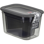 Набор емкостей д/продуктов "Респект"3шт (0,8/1,3/2,3л) Графитовый М1265 Набор емкостей д/продуктов "Респект"3шт (0,8/1,3/2,3л) Графитовый М1265